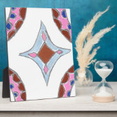 Plaque Photo Gratitude Peace Love Unite Mandala Art Imprimer (Côté)