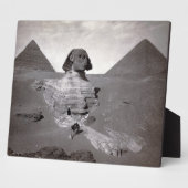Plaque Photo Great Sphinx & Gizeh Pyramides Necropolis Egypte (Côté)