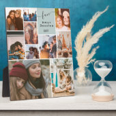 Plaque Photo Green Best friend bff script 10 photo collage gril (Côté)