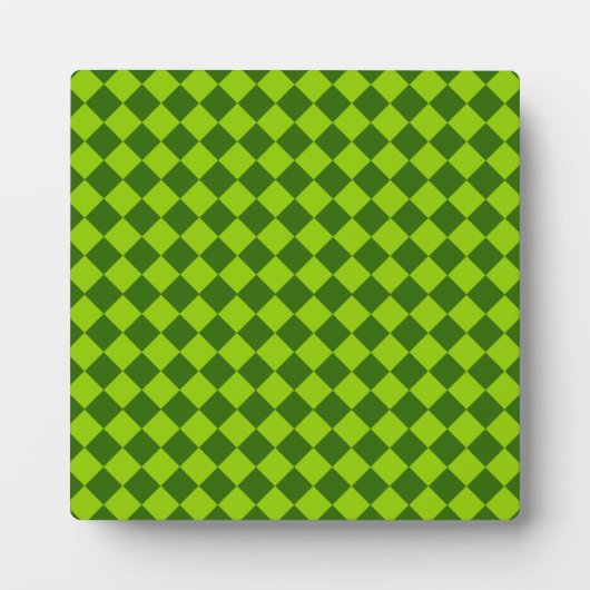 Plaque Photo Green Combination Diamond Motif par STaylor (Devant)
