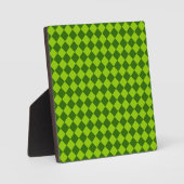 Plaque Photo Green Combination Diamond Motif par STaylor (Recto)