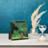 Plaque Photo Green Frog Inspirational (Insitu)