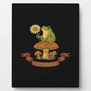 Plaque Photo Grenouille de la maison de fée de jardin Cottageco