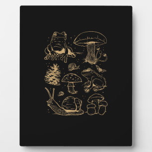 Plaque Photo Grenouilles Et Champignons Dessin Vintage – Aesthe