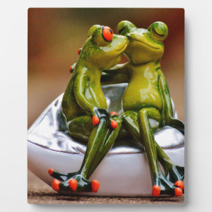 Plaque Photo Grenouilles joyeuses
