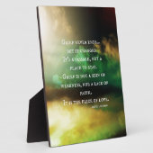 Plaque Photo GRIEF ne se termine jamais (Côté)