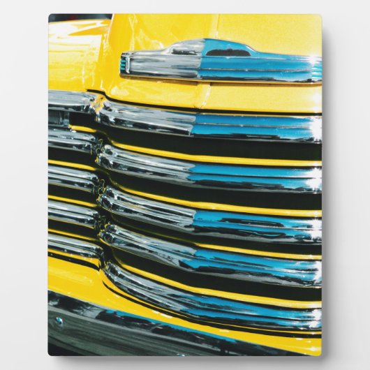 Plaque Photo Grill jaune (Devant)