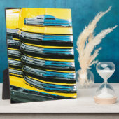 Plaque Photo Grill jaune (Côté)