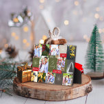 Plaque Photo Grille Collage Photo Famille Vert Et Rouge Noël<br><div class="desc">Affichage photo pour la famille avec un thème de Noël et 6 photos grille affichage. Ce magnifique cadeau de plaque photo est le moyen parfait pour capturer et chérir vos moments préférés pendant la saison des fêtes. Avec un riche arrière - plan vert pin foncé, ce design dégage une atmosphère...</div>