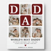 Plaque Photo Grille multiphoto moderne mignon cadeau DAD (Devant)