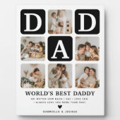 Plaque Photo Grille multiphoto moderne mignon cadeau DAD (Devant)