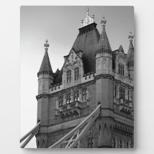 Plaque Photo Gros plan du London Tower Bridge (Devant)