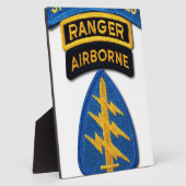 Plaque Photo Groupe des forces spéciales Green Berets FC SFG SO (Côté)