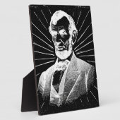Plaque Photo grunge abraham lincoln (Côté)
