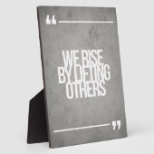 Plaque Photo Guillemets inspirants et motivants (Côté)