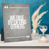 Plaque Photo Guillemets inspirants et motivants (Côté)