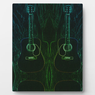Plaque Photo Guitares acoustiques
