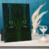 Plaque Photo Guitares acoustiques (Côté)