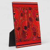 Plaque Photo Guitares indiennes Kuna (Côté)