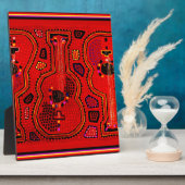 Plaque Photo Guitares indiennes Kuna (Côté)