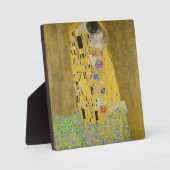 Plaque Photo Gustav Klimt - Le baiser (Recto)