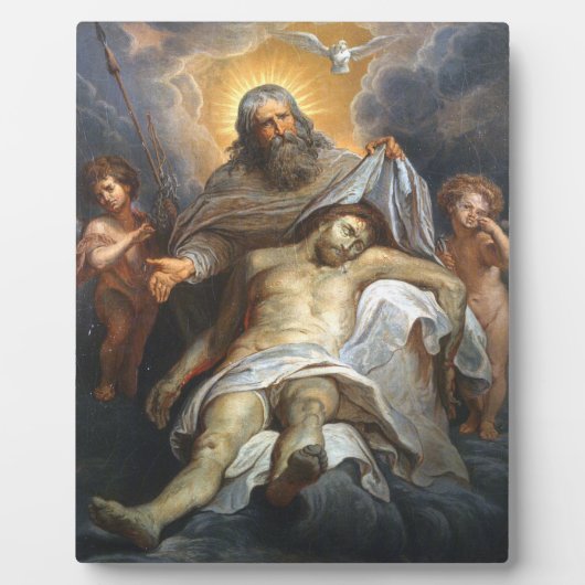 Plaque Photo Gustave Dore - La Sainte Trinite (Devant)