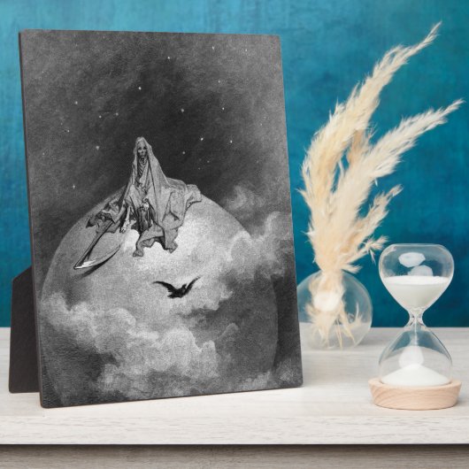Plaque Photo Gustave Dore - Le Corbeau (Côté)