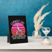 Plaque Photo Gymnaste Girl (Côté)