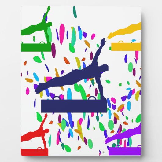 PLAQUE PHOTO GYMNASTIQUE (Devant)