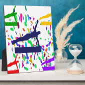 PLAQUE PHOTO GYMNASTIQUE (Côté)