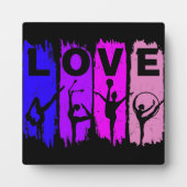 Plaque Photo Gymnastique Rythmique Amour     (Devant)