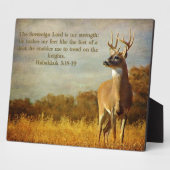 Plaque Photo Habakkuk 3:18 Inspirationnel (Côté)