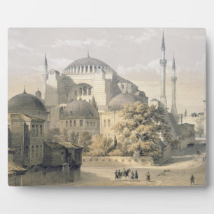 Plaque Photo Haghia Sophia, plate 19: exterior view of the mosq
