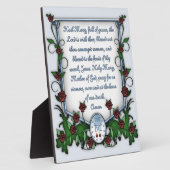 Plaque Photo Hail Mary (Côté)