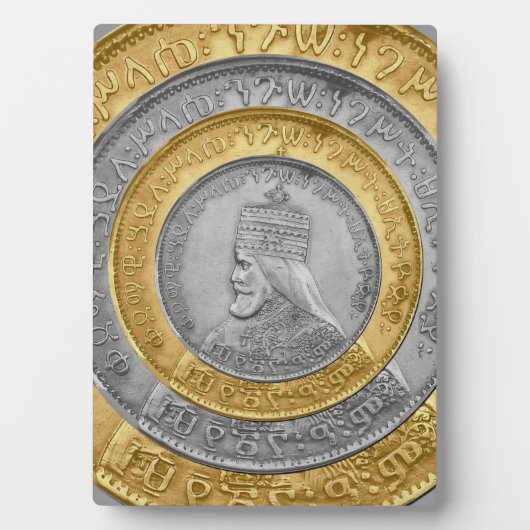 Plaque Photo Haile Selassie Jah Rastafari Reggae Rasta Roots  (Devant)