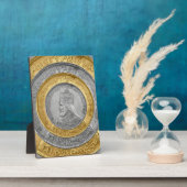 Plaque Photo Haile Selassie Jah Rastafari Reggae Rasta Roots  (Côté)