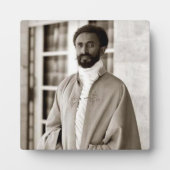 Plaque Photo Haile Selassie SAI Jah Rastafari Présentoir (Devant)