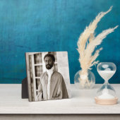 Plaque Photo Haile Selassie SAI Jah Rastafari Présentoir (Insitu)