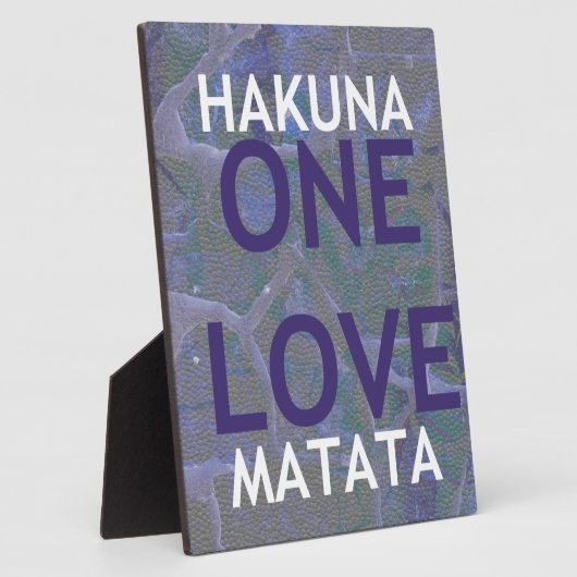 PLAQUE PHOTO HAKUNA MATATA (Côté)