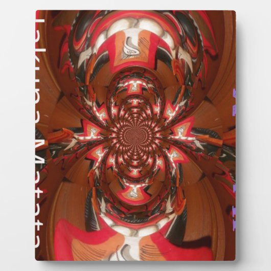 Plaque Photo Hakuna Matata Cadeaux Haloween rouge spécial (Devant)