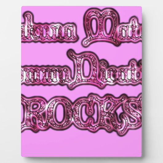 Plaque Photo Hakuna Matata Communication ROCKS Art Print (Devant)