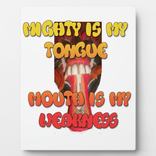 Plaque Photo Hakuna Matata HAkuna Matata Big Mouth. (Devant)