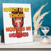 Plaque Photo Hakuna Matata HAkuna Matata Big Mouth. (Côté)