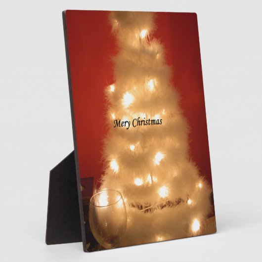 Plaque Photo Hakuna Matata Joyeux Noël blanc (Côté)