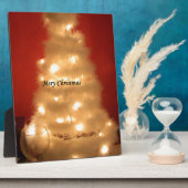 Plaque Photo Hakuna Matata Joyeux Noël blanc (Côté)