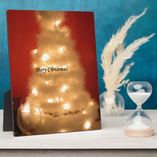 Plaque Photo Hakuna Matata Joyeux Noël blanc (Côté)