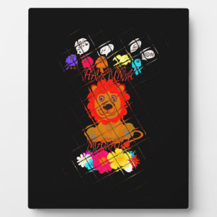 Plaque Photo Hakuna Matata mignon petit lion roi