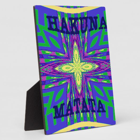 Plaque Photo Hakuna matata Mombasa (Côté)