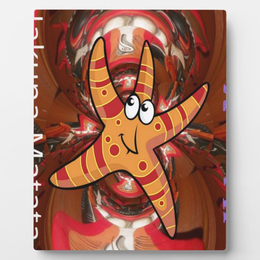 Plaque Photo Hakuna Matata Starfish Design (Devant)