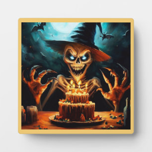 Plaque Photo Halloween - Anniversaire 6